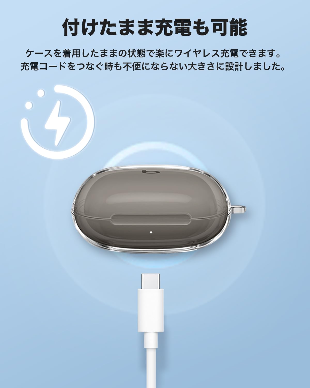 Amazon | For Beats Powerbeats Fit ケース カバー クリア 透明 YAJOJO